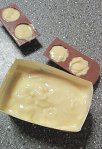 pate pour saponification a froid coulee dans des moules domidora