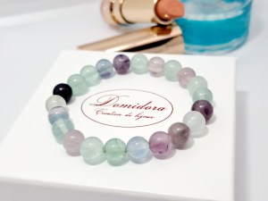 bracelet fluorine pierres naturelles domidora
