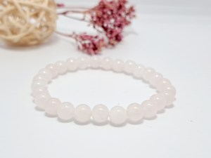 bracelet pierres naturelles quartz rose