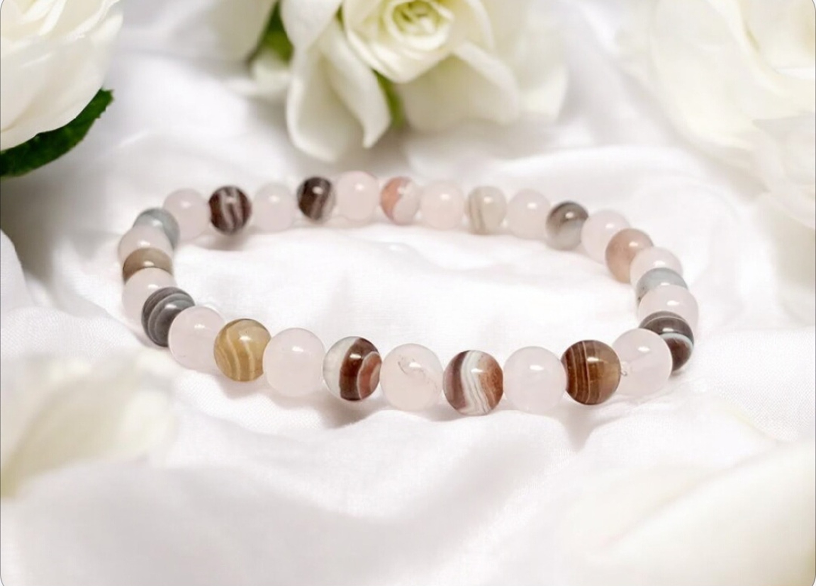 bracelet quartz rose