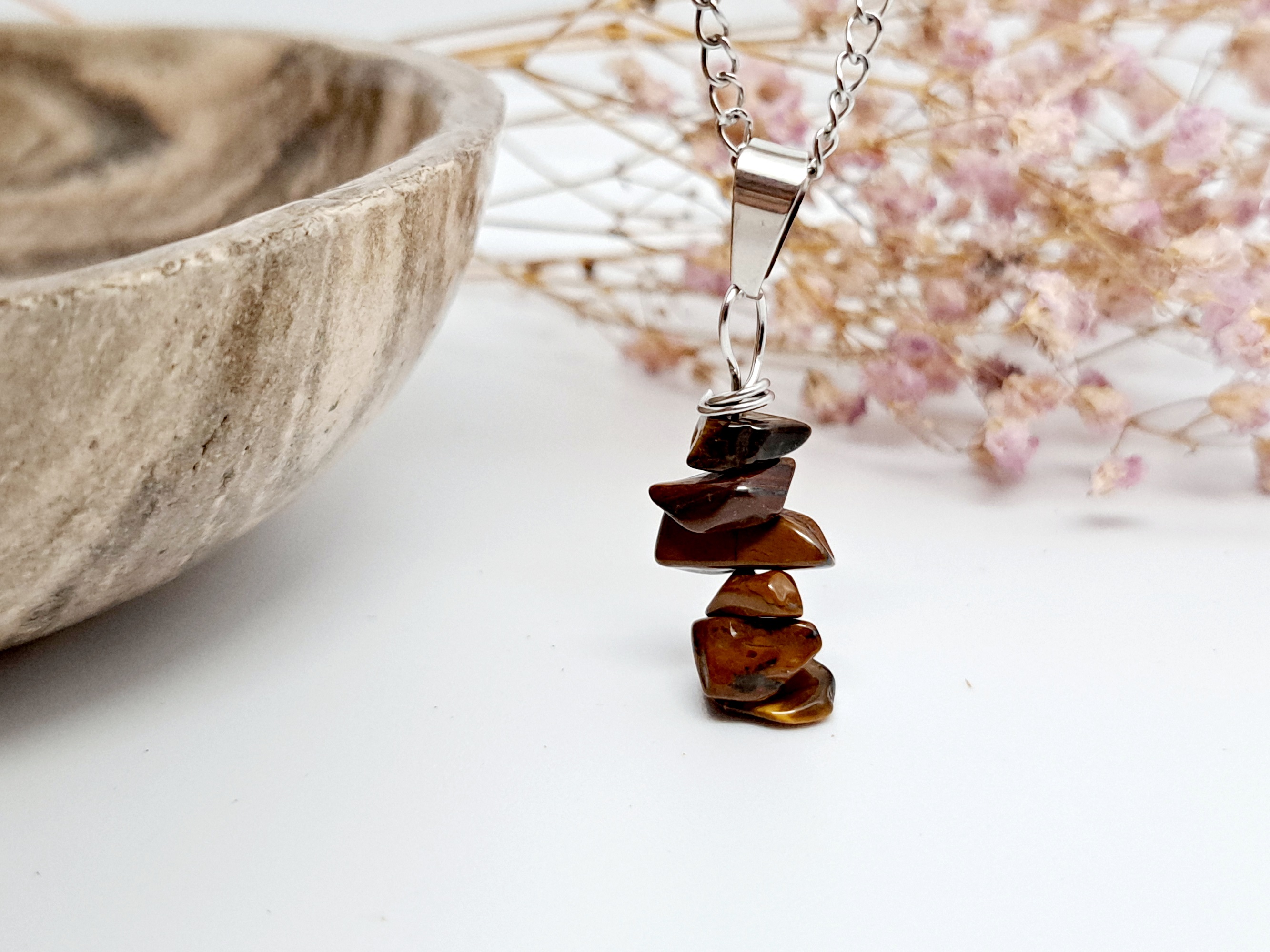 pendentif oeil de tigre
