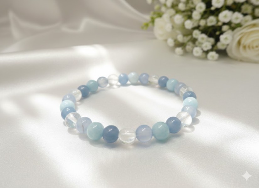 bracelet aigue marine